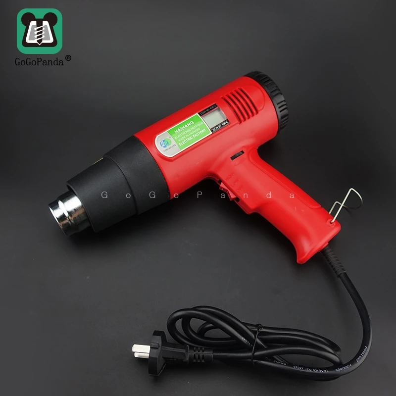 FreeShipping Industrial font b Electronic b font Digital Display Heat Gun Blower Air Drying Film Baking