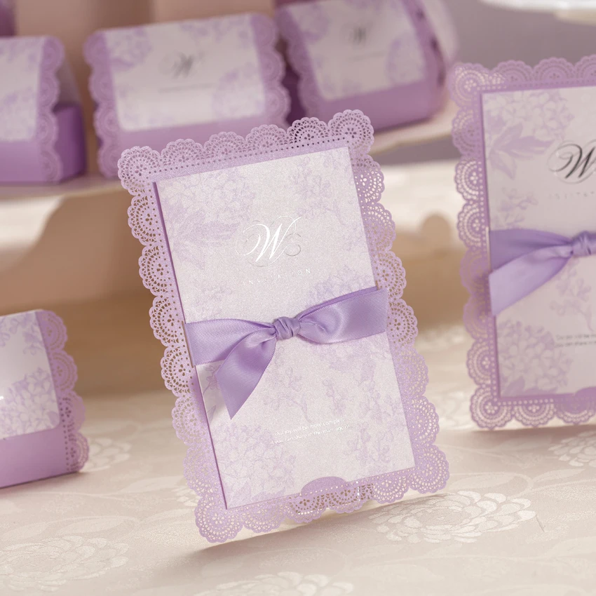 23 Pretty Watercolor Wedding Invitations To Get Inspired Purple Hydrangea Wedding Invitations