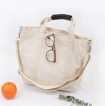 

Canvas Casual Tote Bag for Teenager Fabric Small Cute Leisure Handbag Street Top-handle Bag for Student 2020 Teen Girls Handbags