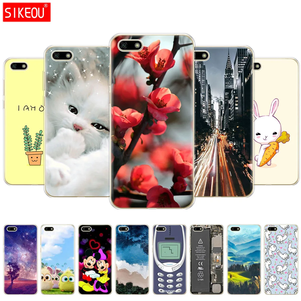 

Silicone case For Huawei Honor 7A Case 5.45" inch Soft Tpu Phone Case Huawei Honor 7A 7 A DUA L22 Russian version Back Cover