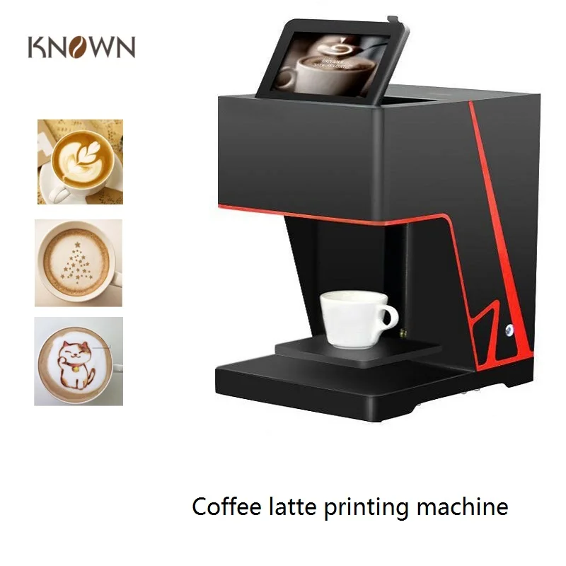 latte art printer 3D Selfie coffee printer wifi model full touch screen