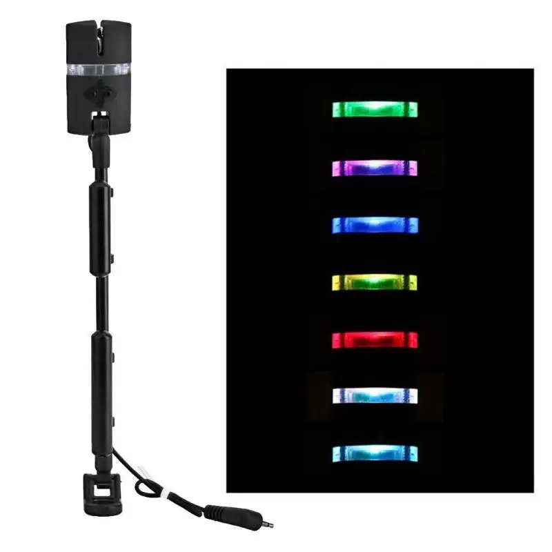 

Metal Carp Fishing Alarm Swingers Hangers 7 Colors LED Illuminated Bite Indicators Pesca Fish Tackle Accessory pesca acesorios