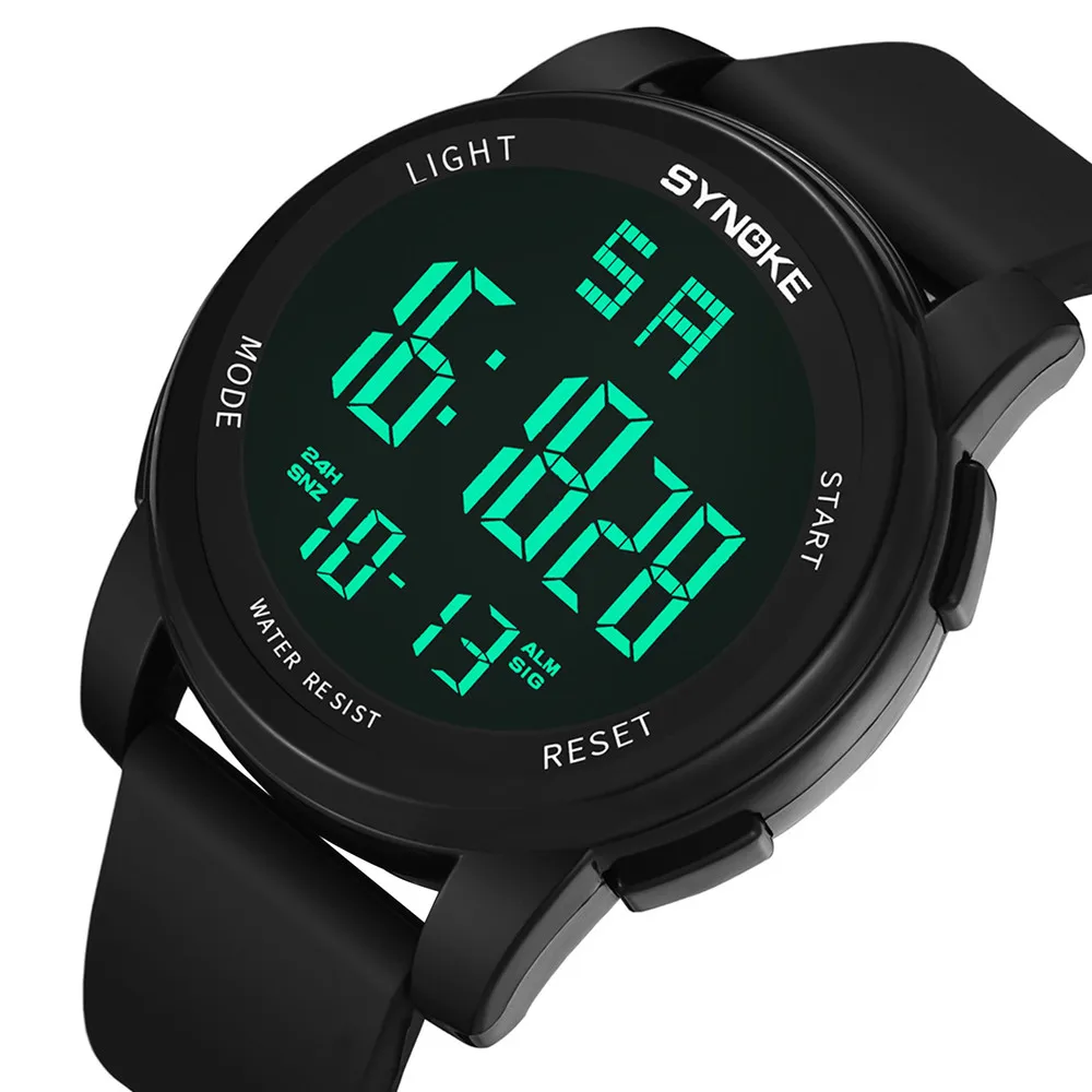 SYNOKE Men Watches Multi Function Military Sports LED Dual Movement man watch men digital watch waterproof relogio digital