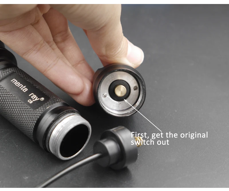 Универсальный фонарик дистанционный переключатель давления для C8 C12 HS-802 фонарик и т. Д. DIY