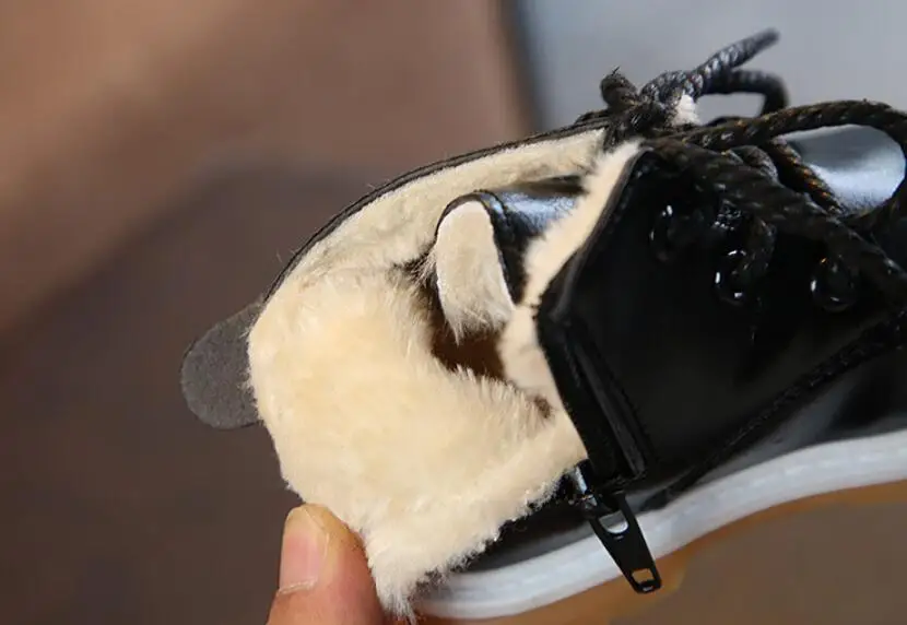 Children's plus velvet snow boots-26