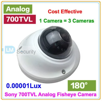 

Lihmsek + Super Low Light 0.00001Lux 700TVL Low Lux Wide Angle Lens Mini 180 Degree IR Fish-eye Camera with Night Vision