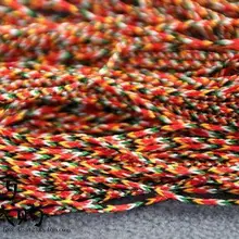 Тибетский Neapl нить Красочные веревки цветные линии бусины diy аксессуары 0,5 метров