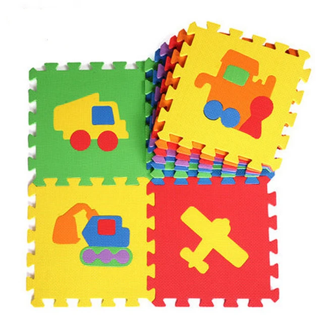 10pcs Foam Puzzle Crawling Play Mat Baby Kids Nursery School Floor 10pcs Foam Puzzle Crawling Play Mat Baby Kids Nursery School Floor Rugs Gym Mats Thick
