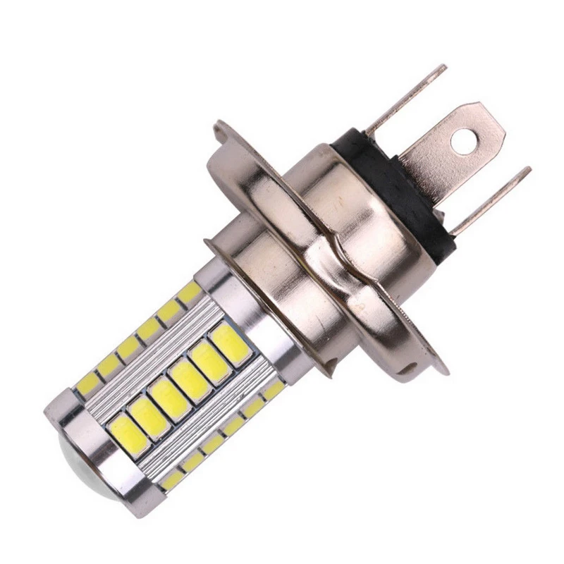 JX-LCLYL 1pc H4 5630 33LED 12V High Brightness Car Fog Light Headlight Bulb White