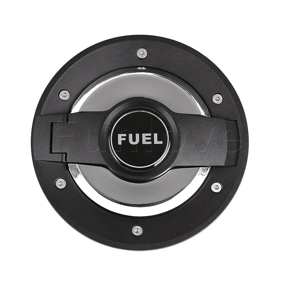 

Aluminum Spray Cap + ABS Base Car Styling Tank Cover For Jeep Wrangler JK & Unlimited 2 door & 4 door 2007-2016