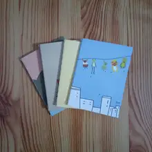 300 шт мультфильм Удобный маленький блокнот корейский милый ежедневный записная книжка бумажная записная книжка Журнал Дневник кадерно школьные принадлежности