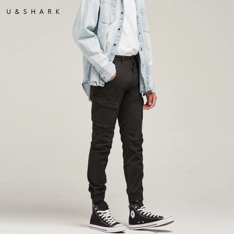 U &amp SHARK/демисезонные мужские брюки-карго военные тактические штаны хлопковая
