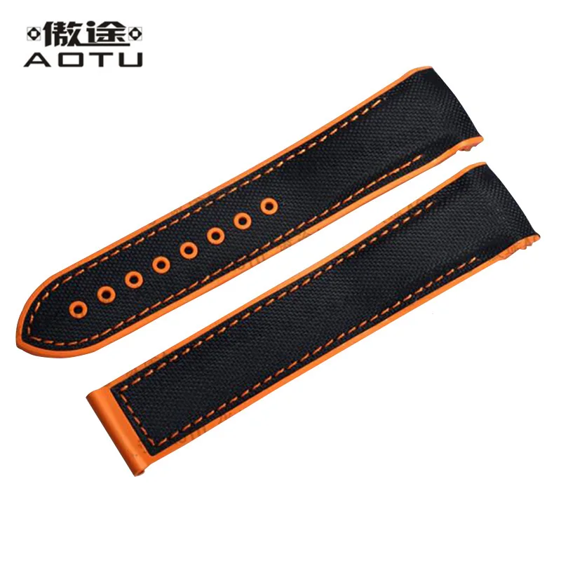 

Rubber Watchabnds For Omega SEAMASTER Planet Ocean 22mm Men Watch Straps Top Quality Male Watch Band Clock Correas Para Reloj