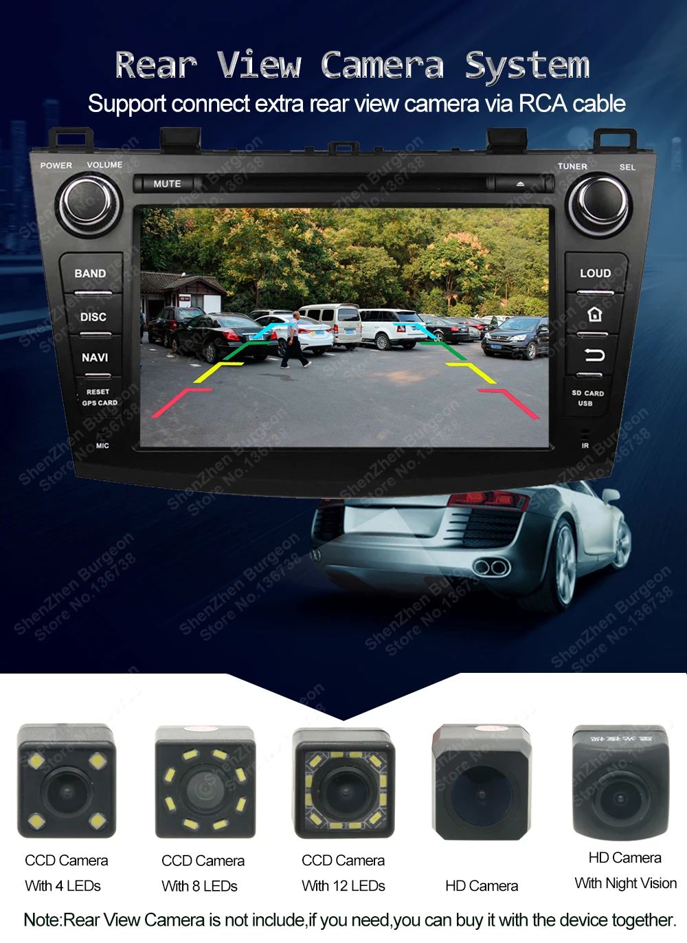Discount 8" Octa Core Android 8.0/Quad Core Android 8.1 Car DVD Player for Mazda 3 2010 2011 2012 2013 Car Radio Multimedia GPS Bluetooth 13
