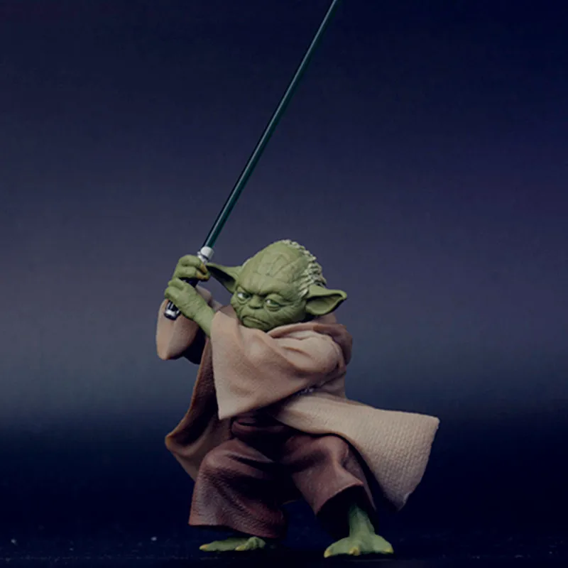 

Star Wars Jedi Council Great Master Luke Skywalker Master Master Yoda PVC Anime Model Toy G522