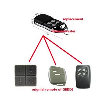 GiBiDi AU1600, GiBiDi домино совместимый мульти замена двери гаража дистанционное управление Бесплатная доставка