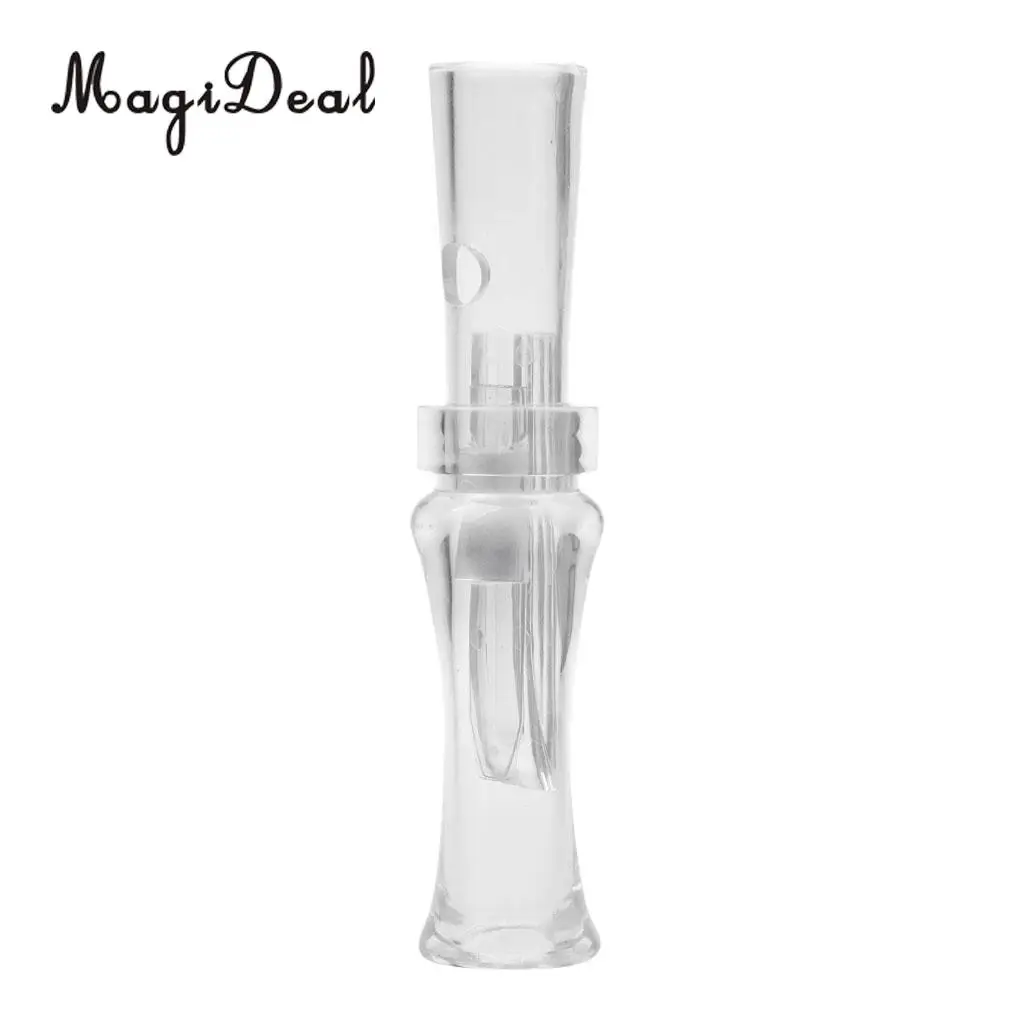 Outdoor PVC Hunting Decoy Whistle Transparent Duck Call Sound Lure Duck Voice Trap Whistle for Hunters Accessories