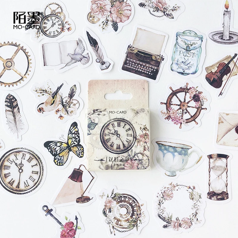 

46 pcs/lot vintage gothic mini paper sticker decoration stickers DIY craft diary scrapbooking planner kawaii label sticker