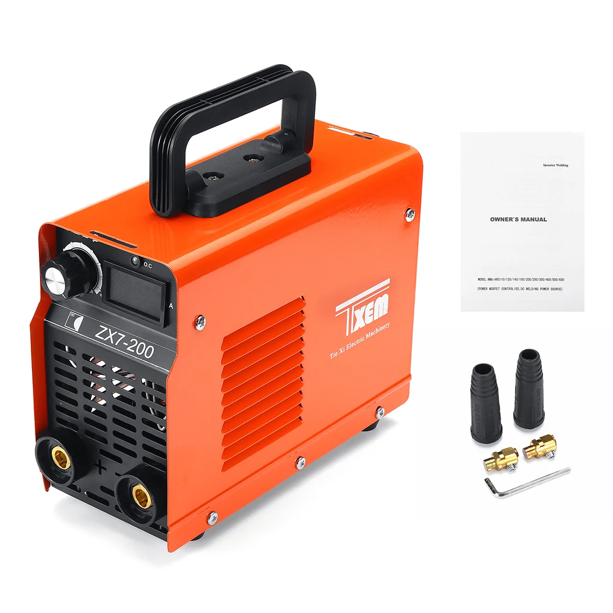 

Portable Inverter Welders Welding ARC Machine Power 220V 200Amp MMA IGBT Exhaust Cooling Fan Metal Shell Welding Equipment