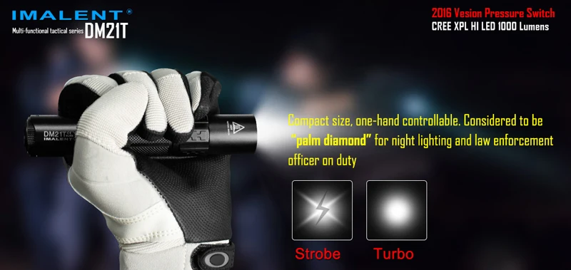 IMALENT DM21T Multi-functional Tactical Flashlight (3)