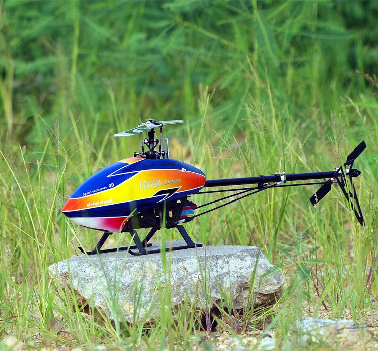 Global Eagle 2.4G 480E DFC 9CH RC Helicopter remote 3D drones RTF Set(9CH RC /1700KV  motor /60A ESC/Carbon fiber body)