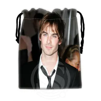 

H-P730 Custom Ian Somerhalder#4 drawstring bags for mobile phone tablet PC packaging Gift Bags18X22cm SQ00806#H0730