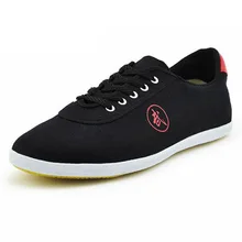 Белые, черные, красные, EU35-44, парусиновые, классические, в стиле ретро, спортивные кроссовки для занятий боевыми искусствами, кунг-фу, тайчи, обувь для взрослых