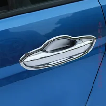 For Touran 2016 2017 2018 2019 ABS Plastic Car Door protector handle Bowl  Cover Trim accessories car styling 8pcs
