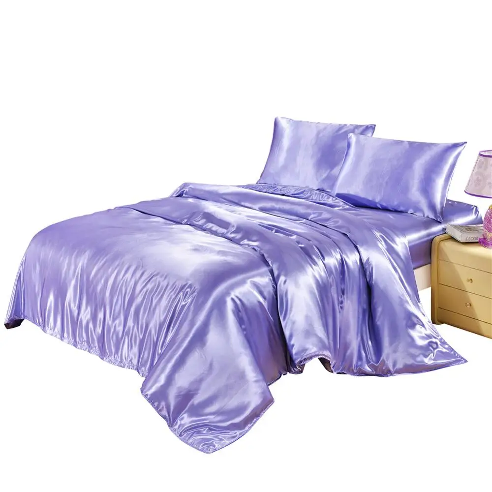 Хлопковый дворец 3 шт постельные принадлежности шелк хлопок Король Королева двойной размер пододеяльник простыня постельное белье роскошные постельные принадлежности одеяло - Цвет: 2