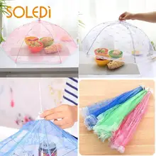 1 шт., кухонный кружевной сетчатый чехол для экрана, складной зонтик, крышка для еды для пикника, кухонные аксессуары, кухонные принадлежности, защитные столовые инструменты