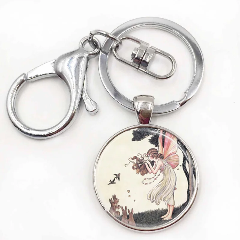 10silver keychain.