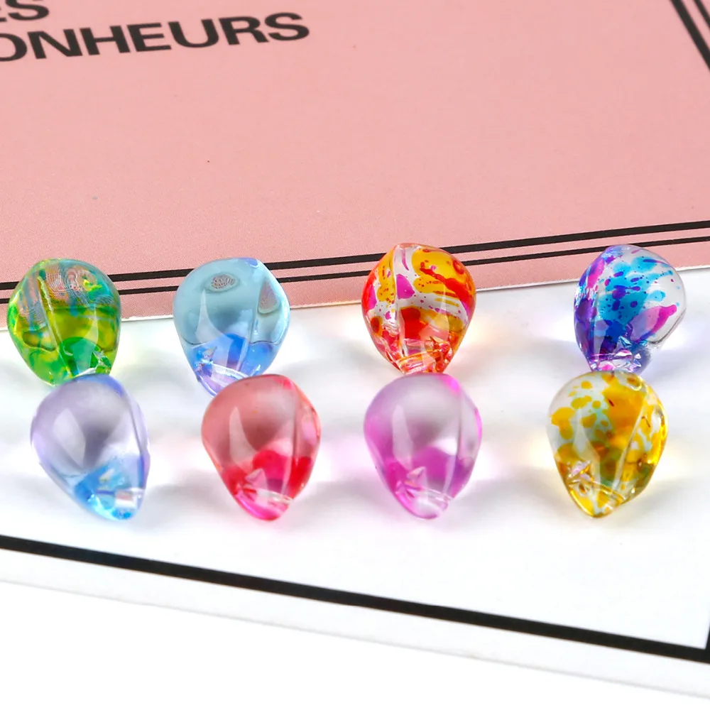 

5pcs 13x10mm New Waterdrop Charms Czech Coloured Pendant For Handmade Earring Bracelet Jewelry Making DIY Accessories