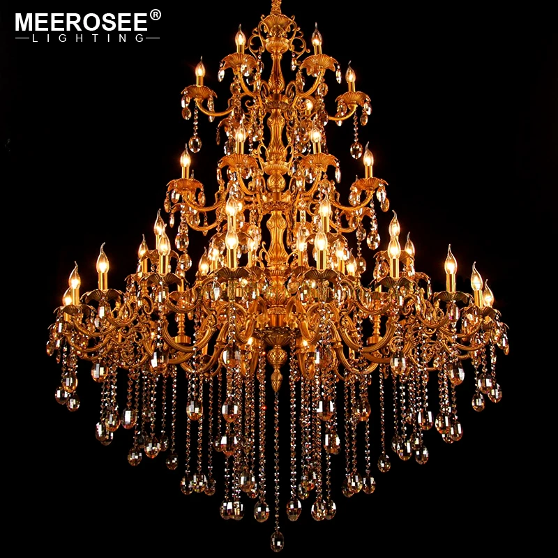 

Large Crystal Chandelier Light Fixture Hanging Lamp for Restaurant Hotel Project Huge Lustres Luminaires Lighting