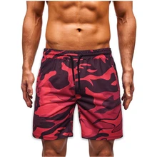 Новинка, мужские камуфляжные шорты, летние спортивные штаны, большие размеры, шорты для фитнеса с карманами, спортивная одежда, свободные камуфляжные шорты, мужские джоггеры