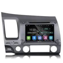Quad-Core Android 5.1.1 Car GPS Car DVD Player For Honda Civic (left drive) 2006~2010 GPS Navigation FM Radio Player