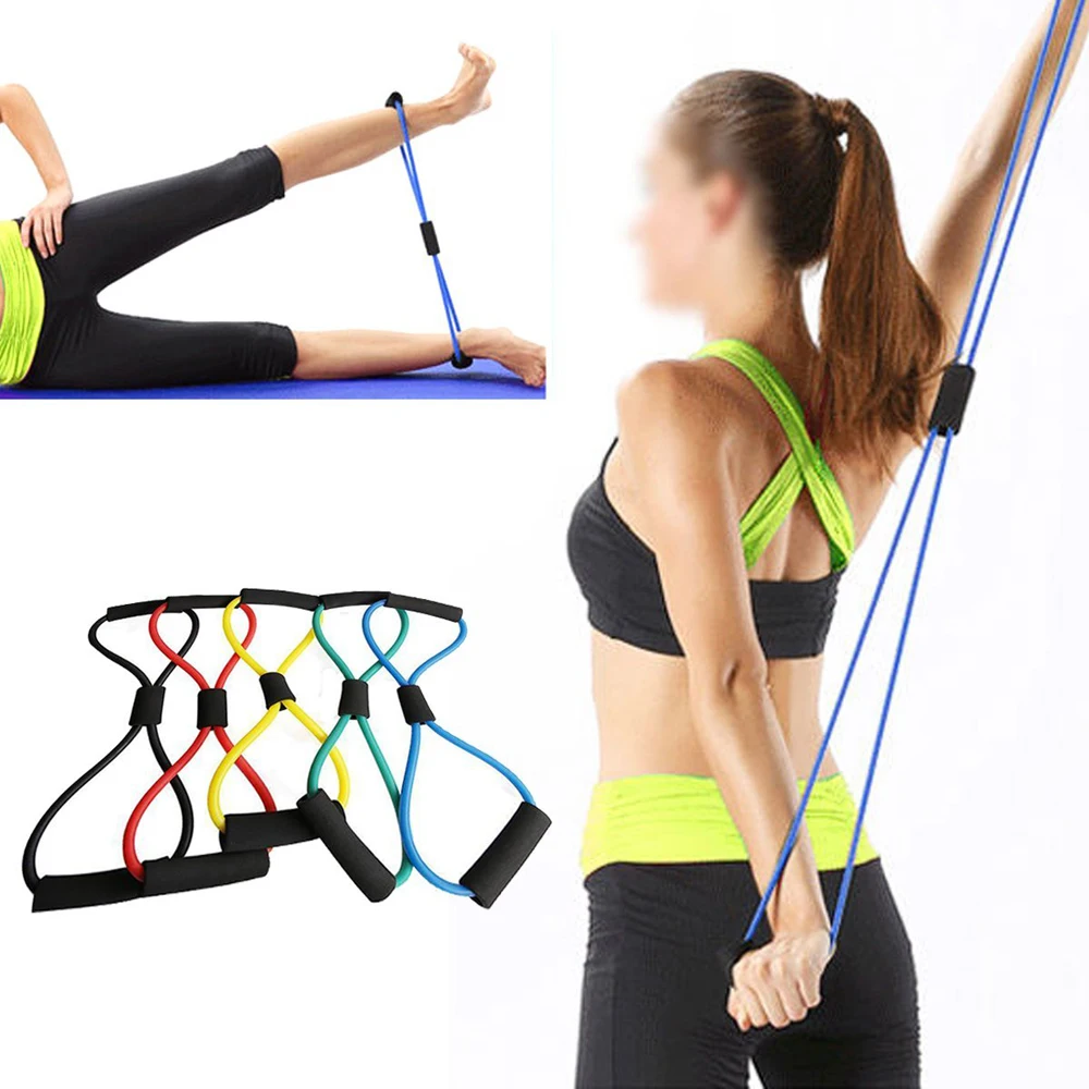 8 слово канат для фитнеса резинки эластичная лента Резиновое фитнес оборудование ленты для тренировок экспандер для тренировок упражнения стрейч