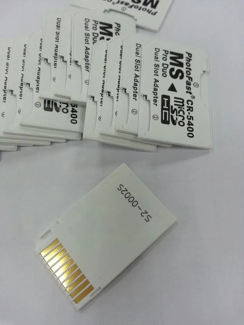 New Micro SD SDHC TF to MS Memory Stick Pro Duo Reader for PSP Adapter