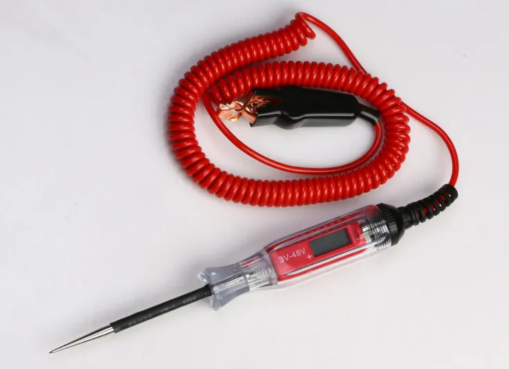

Universal 3-48V Automotive LCD Digital Circuit Tester Voltage Meter Pen Car Truck Circuit Scanner Power Probe Diagnostic Tool
