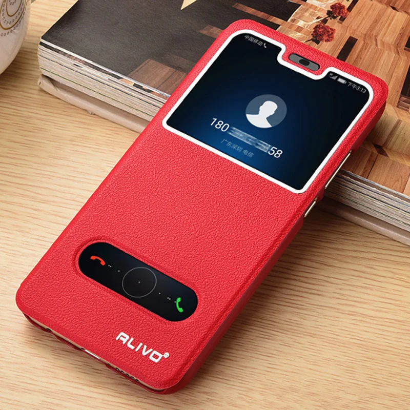 

For Fundas Huawei Honor 10 Case Book Wallet Stand Leather Case Flip Cover For Coque Huawei Honor10 View Window Phone Capas 5.84