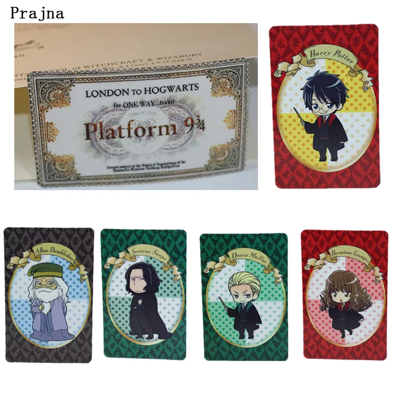 

Prajna Harry Potter Card Stickers Printed Appliques For Bus Card School Card Decoration 9 3/4 Harry Patch Wholesale Washable F