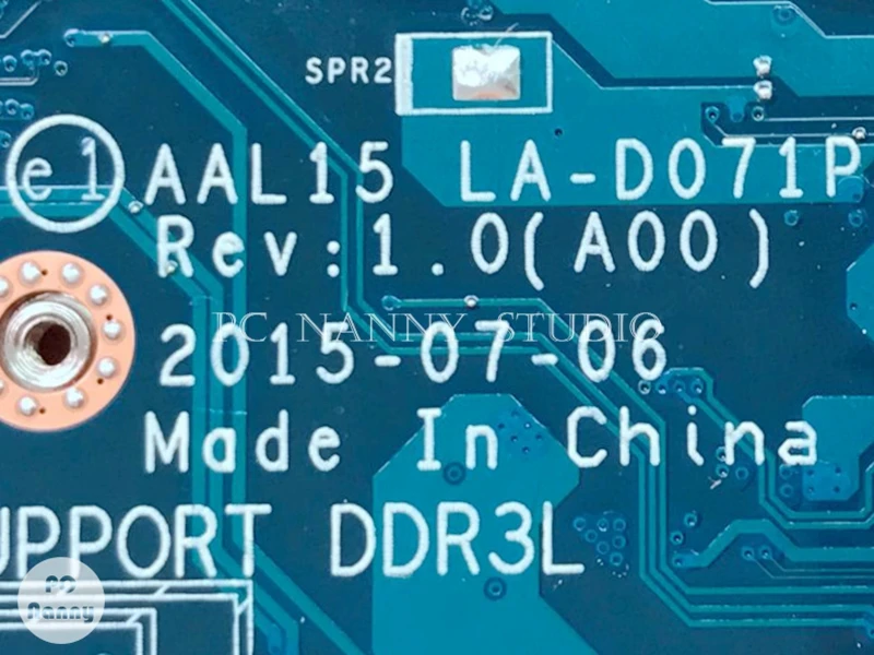 Cheap PCNANNY AAL15 F1J0W LA-D071P for 5559 Laptop Motherboard System Board Intel i7-6500U & Video card Tested 1