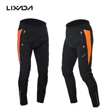 Lixada мужские уличные штаны для велоспорта зимние теплые дышащие удобные брюки с мягкой подушкой одежда для велоспорта