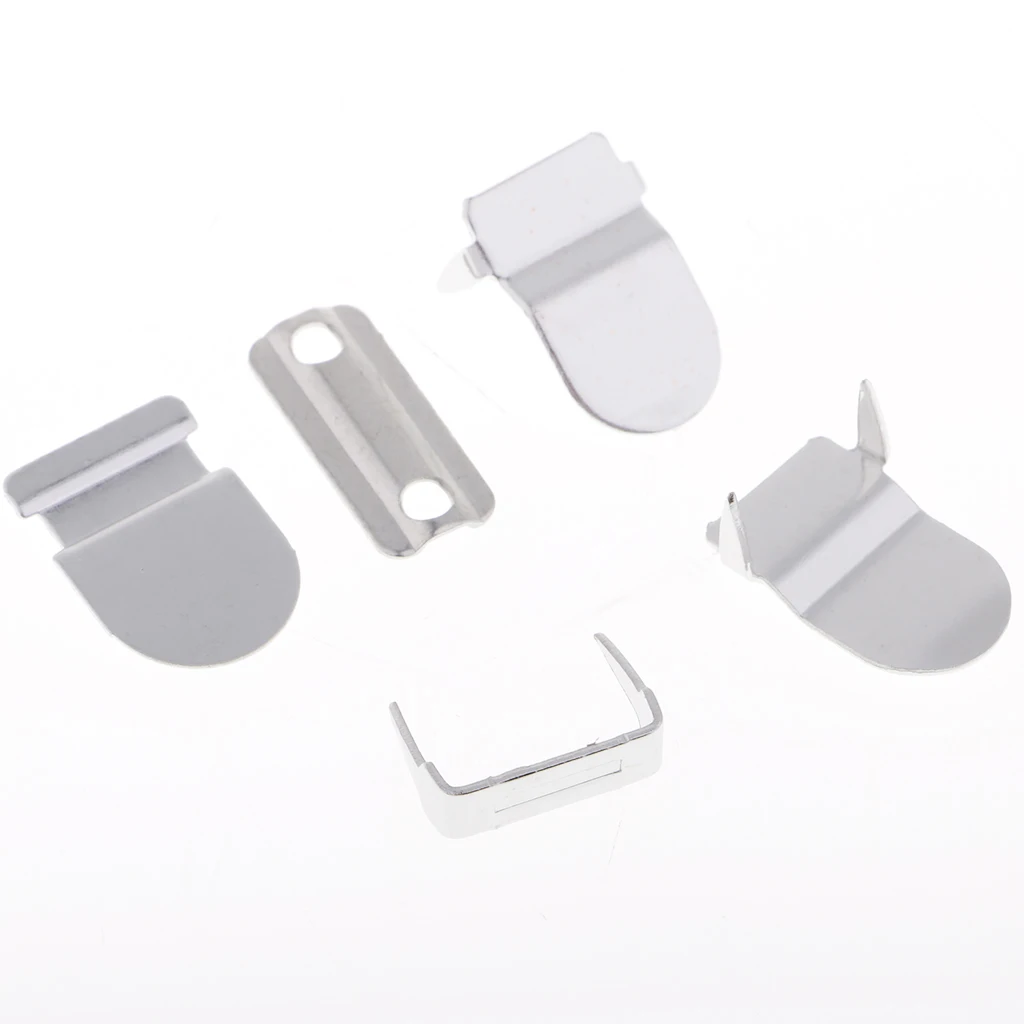 60 Sets Sewing Hook and Eye Closure Replacement Hooks Trouser Skirt Hooks Bars Fasteners For Suit Extenders Tailor Sewing Tool