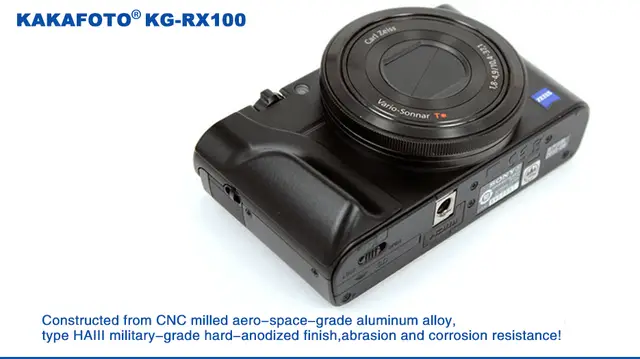Kakafoto Kg Rx100 Metal Custom Handgrip For Sony Cyber Shot Rx100