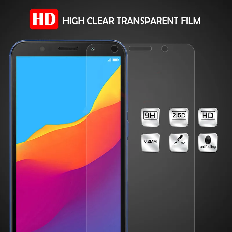 Стекло для Honor 7A Pro 5 7 ''для Huawei 45'' 2 D 9H Защитная пленка экрана стекло на
