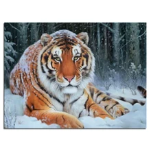 Diamant stickerei schnee tiger 40×30 Diy diamant quadrat bohrer rhinestone klebte Handwerk Hand home dekoration zx