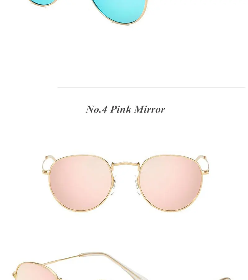 rectangle sunglasses RBROVO 2021 Metal Vintage Sunglasses Men Mirror Classic Retro Street Beat Round Glasses Women Glasses Driving Oculos De Sol ray ban sunglasses women