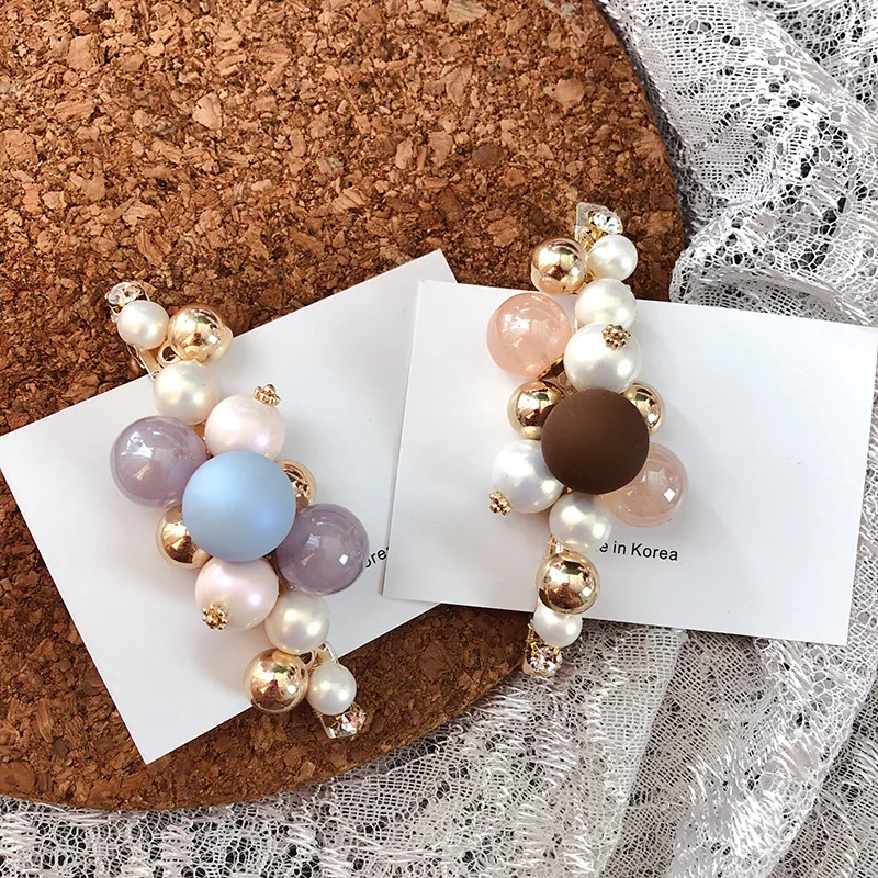 

New Simple Rhinestone Hair Clip Fashion Headband For Women Hair Claw Small Hair Clip Jewelry Accessories