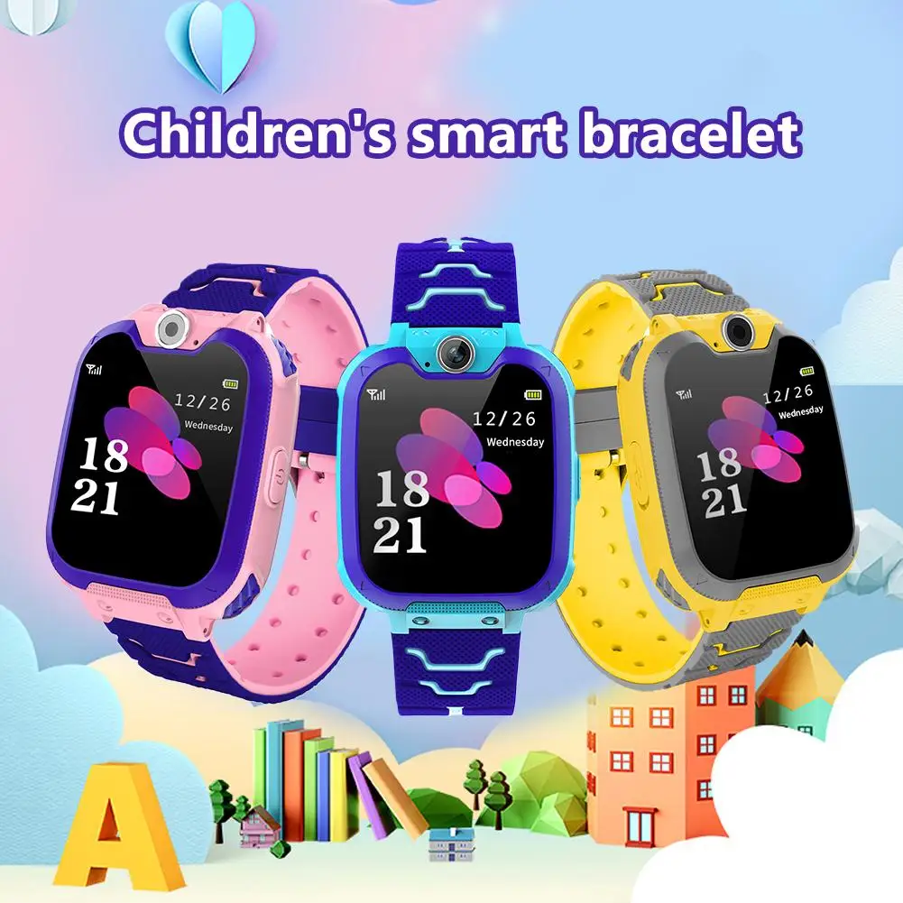 

NEW S6 Children's Smart Bracelet Wristband Tracker with Alarm Clock Location Tracking Function #CO