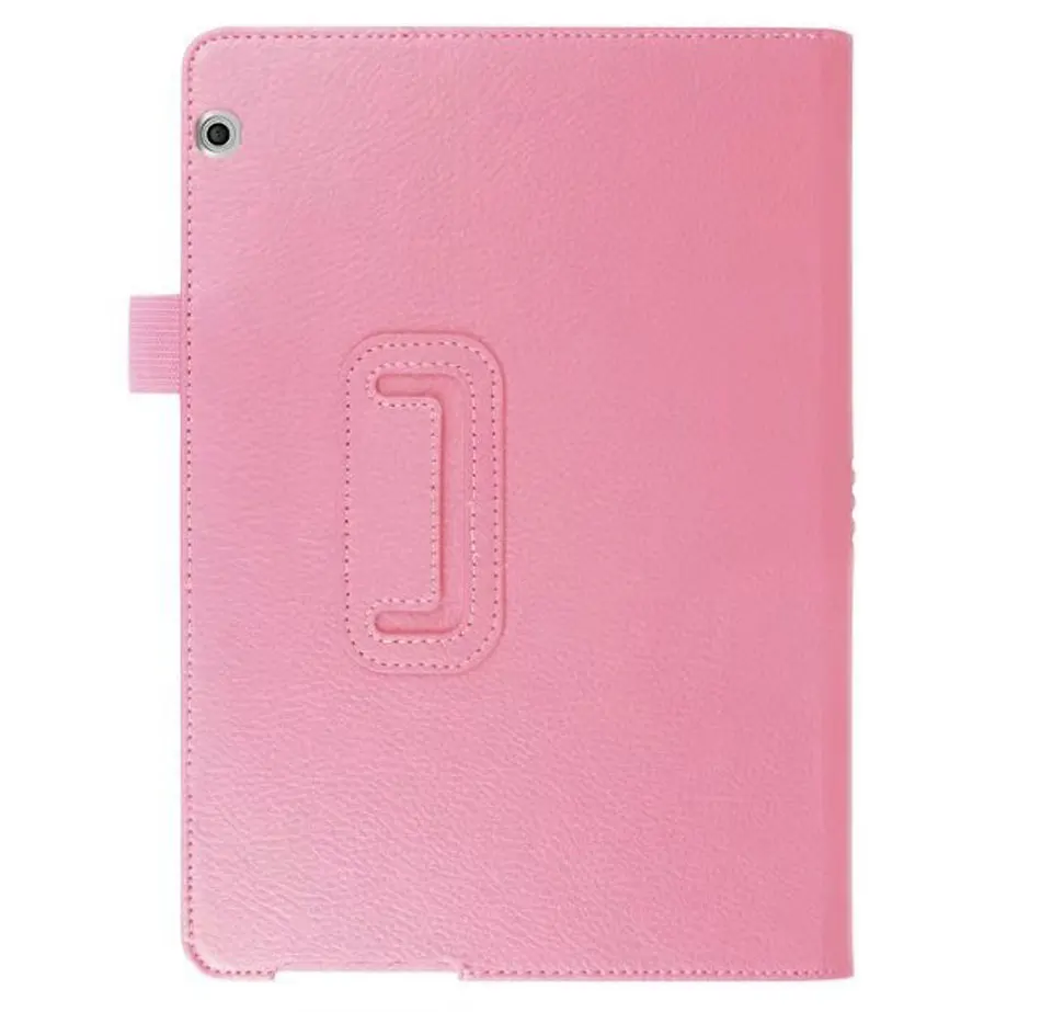 Two Fold Tablets Case For Huawei T5 Honor 5 10.1 Inch Tablet PU Smart Sleep Wake Up Cover For AGS2-W09 Huawei MediaPad T5 Cases-106